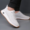 Men's Leisure Sports Travel Solid Color Breathable Wear-Resistant Sneakers