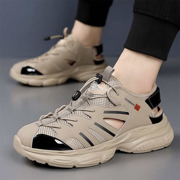 Men's Summer Outdoor Sports Mesh Thick-soled Non-slip Sandals