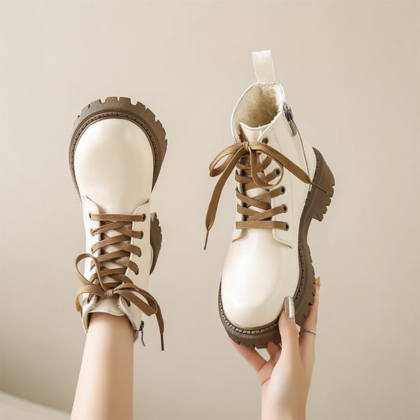 Women's Height-Enhancing Mid-heel Non-Slip Wear-Resistant Boots