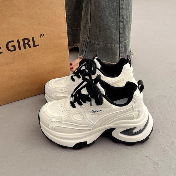 Women's Casual All-match Height-Enhancing Wedge Heel Sneakers