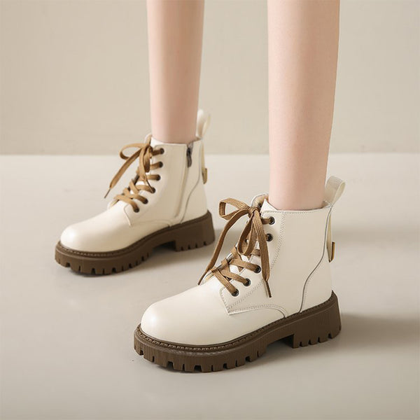 Women's Height-Enhancing Mid-heel Non-Slip Wear-Resistant Boots