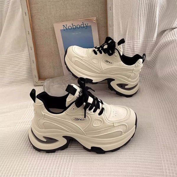 Women's Casual All-match Height-Enhancing Wedge Heel Sneakers