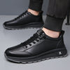 Men's Leisure Sports Travel Solid Color Breathable Wear-Resistant Sneakers