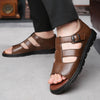 Men's Summer Leather Beach Breathable Non-Slip Versatile Sandals