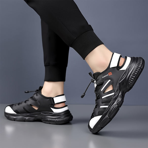 Men's Summer Outdoor Sports Mesh Thick-soled Non-slip Sandals