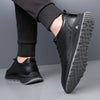 Men's Leisure Sports Travel Solid Color Breathable Wear-Resistant Sneakers