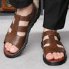 Men's Summer Leather Beach Breathable Non-Slip Versatile Sandals