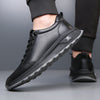 Men's Leisure Sports Travel Solid Color Breathable Wear-Resistant Sneakers