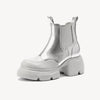 Women's Trendy Versatile Cowhide Comfortable Wear-Resistant High-Heeled Chelsea Boots